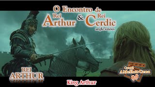 Arthur INTIMIDA o lider Saxão, Cerdic, antes da Luta Final #reiarthur #excalibur #batalha