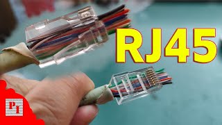 🛠 RJ45 Pasante, que es, como funciona y como crimpar. CAT 5 CAT 6 CAT 7 (ponchar)