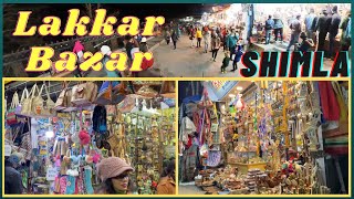 Lakkar bazar near mall road Shimla| How to go lakkar bazar and food of lakkar bazar