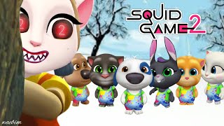 SQUID GAME SEASON 2 - GOODBYE SQUID DOLL - AMONG US - My Talking Tom Friends - Talking Tom Gold Run