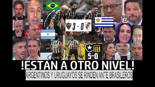 PRENSA URUGUAYA Y ARGENTINA DEVASTADA por el NIVEL de BRASILEROS en COPA LIBERTADORES