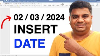 How To Insert Date in Word