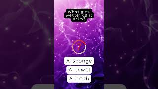 💧 #TowelRiddle Dry Yet Wet #trivia #towel #wet #game #trivia