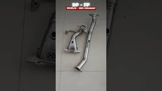 Mobilio modifikasi pasang Fullset NDK Exhaust ll DownpipeFrontpipe, Resonator Straight, DK 03 v4