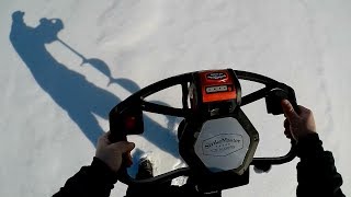 Ice fishing for perch