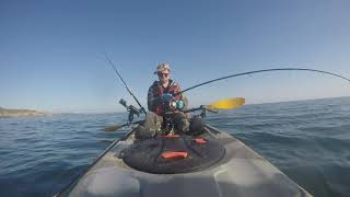 Kayak fishing Filey  Brigg