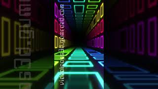 #MOBILE LIVE #WALLPAPER | #shorts | VJ LOOP 57 | Square Tunnel & Square Neon Lights