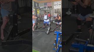 🏋️‍♂️ INSANE STRENGTH: 820 LB BUFFALO BAR SQUAT! 8.25 PLATES PER SIDE! 🏋️‍♂️