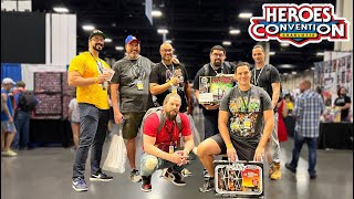 TOY HUNTING & FULL Walkthrough at HEROES CON 2022! Plus a 10 Store VINTAGE Toy Hunt!