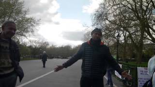 Ty Israelite addressing the hebrews at speakers corner