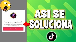 COMO SE SOLUCIONA EL ERROR DE SOLO DISPONIBLE EN CIERTAS REGIONES - COMO GANAR DINERO CON TIKTOK🔥