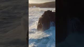 Dramatic light & waves at Rinsey \ 4K Cornwall Drone Footage DJIMini2