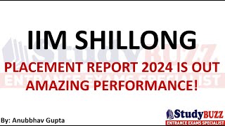 IIM Shillong 2024 Placements Report is Out: Highest CTC 71.5 LPA