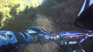 Enduro - Motocavalcata Villasimius 2012 - single track in salita