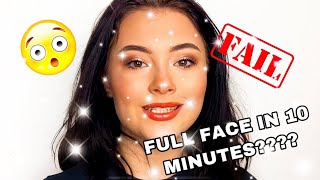 10 MINUTE MAKEUP CHALLENGE || MAKEUPPBYRUTHIE