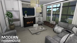 PART 1: MODERN FARMHOUSE 244k | tour | BLOXBURG