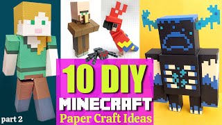 10 COOL Minecraft Paper Crafts You Never Knew Existed