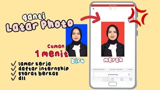 Cara Ganti Latar Photo mudah tanpa apk & pakai smartphone aja