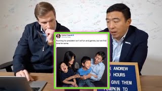 Thats when I knew I was going to run for President  - Andrew Yang