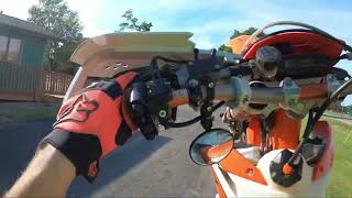 KTM 500 EXC CIRCLE WHEELIES