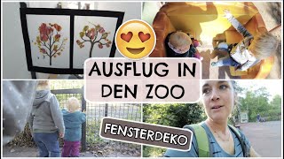 ALLEIN im TIERPARK mit 2 KINDERN l tolle HERBST DEKO  HelloCathi