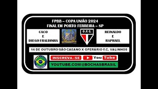 CACO E DIEGO FRALDINHA (14 DE OUTUBRO/SÃO CAETANO) X REINALDO E RAPHAEL (VALINHOS) - FINAL - 2ª ptd