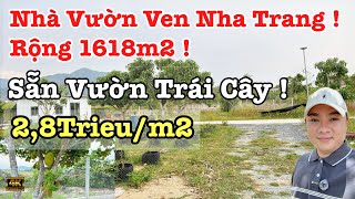 Nhà Vườn Ven Nha Trang Rộng 1618m2 Sẵn Vườn Trái Cây, Tại Xã Bình Lộc Diên Khánh, bds nha trang