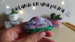 Pintando en una piedra🗿||Este es mi arte