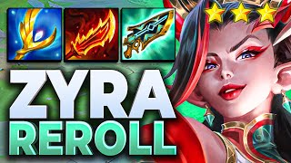 I Finally Made ZYRA REROLL Work! This Is How I Did It | Teamfight Tactics Set 11