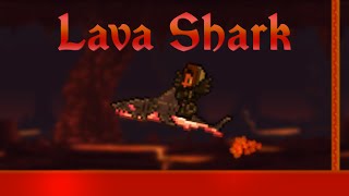 You can Ride LAVA SHARKS in Terraria!