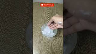 Simple Science Experiment  Calcium Carbide With Water #shorts