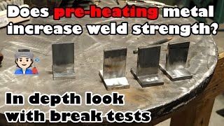 Does preheating plates make welds stronger?