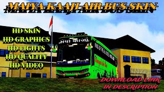 King Kaaji Maiya - Dang To Kathmandu New Version Bus Skin For Bussid V4.1.1 😘||Skin credit By Rkc