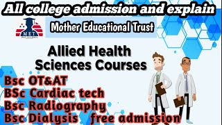 ALLIED SCIENCE COURSE DETAILS | allied science courses | explain tamil | #met | MOTHER EDUCATIONAL