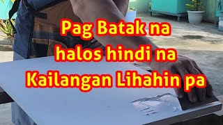 Paano mag masilya na hindi na halos kailangang lihahin pa.