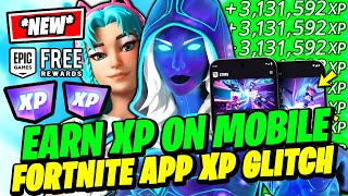 How to EASILY Earn XP in the Fortnite App on Android and iOS (Katalina & Samsung Free Skin) Fortnite