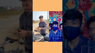 petrol ki jaghe daru dalne per bike ki speed new comedy/#funny#comedy#short#reaction#prank#ytshort