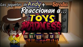 Los juguetes de Andy + Strodin reaccionan a fnf Toy's madness friday