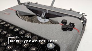 Replacement Feet for a Hermes Baby Typewriter