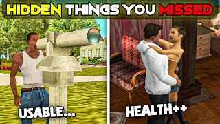 12 Hidden Things You Might've MISSED In GTA San Andreas | GTA SA Hidden Features