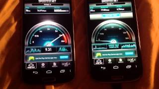 LTE Speed Test - T-Mobile vs AT&T