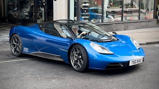 $3.5M Gordon Murray T50 LOUD V12 SOUNDS in London!