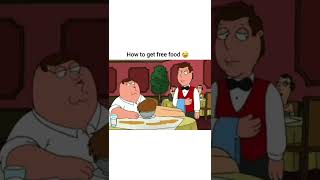 How to get free food #shorts #familyguy #peter