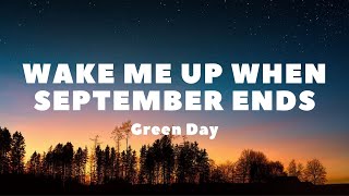 Wake Me Up When September Ends - Song by - Green Day (lyrics & video)