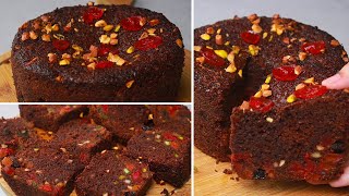 Christmas plum cake recipe | Soft & Moist Fruits Cake Recipe