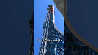 😱400 FOOT DROP TOWER #youtubeshorts #shorts #dropofdoom #rollercoaster #crazy #ride #sixflags