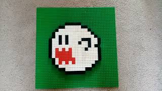 Lego boo pixel art