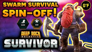 NEW DRG Spin-off Game!!!! [ DEEP ROCK GALACTIC: SURVIVOR ] Gameplay