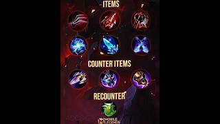 Item and Counter Items part 5 #shorts || Mobile Legends: Bang Bang