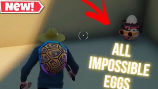 NEW IMPOSSIBLE EGGS IN FORTNITE EGG HUNT!!!!! (Klombo, Unpeely, Dragon, Castle)